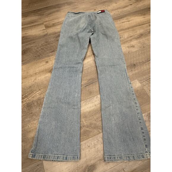 VTG Y2K Tommy Hilfiger Womens Flare Leg Jeans Size 3 - Picture 12 of 13